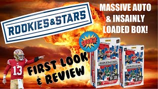 We Got A Loaded Box 2022 Rookies amp Stars Football Hobby Box First Look amp Review [upl. by Ymmij]