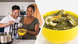 How To Make Trini Callaloo  Foodie Nation [upl. by Sherry396]