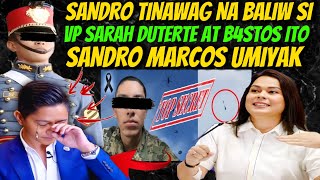 MATINDI ITO SANDRO UMIYAK SA BWELTA NI VP SARAH VP❗️ [upl. by Sedda]