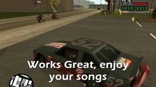 How To Add songs to the quotUser Track Playlistquot radio on GTA SA PC [upl. by Haimerej529]