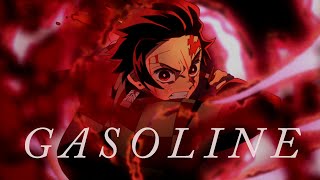 AMV  Tanjiro Demon Slayer  Gasoline Halsey [upl. by Enyaw]