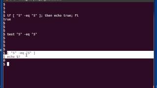 LinuxUNIX Return codes the test command and the if statement [upl. by Winstonn]
