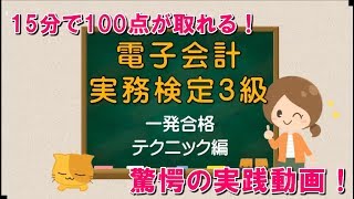 目指せ！簿記マスター 電子会計実務検定3級 一発合格テクニック編 [upl. by Yna425]