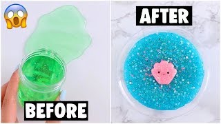 EXTREME SLIME amp SQUISHY MAKEOVERS fixing my old slimes [upl. by Itteb]