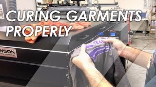 Properly Curing Plastisol Ink on Your Garments [upl. by Barnabas165]