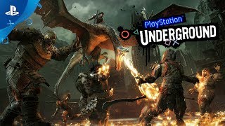 Middleearth Shadow of War  PS4 Gameplay  PlayStation Underground [upl. by Latreshia]