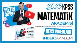 1 2025 KPSS  Matematik  Temel Kavramlar  I  Metin ŞİMŞEK [upl. by Sidnak]