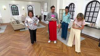 BEAUTIFUL by Lawrence Zarian Tailored Wide Leg Pant on QVC [upl. by Terpstra]