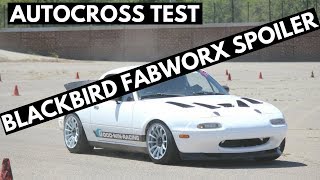 Blackbird Fabworx Spoiler  Autocross Testing [upl. by Nnaoj]