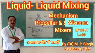 Liquid Mixing Mechanism amp Equipments  Propeller  Silverson I Pharma Engineering  BP304T  L30 [upl. by Girardi]