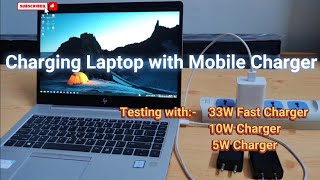 ⚡🔋 How to Charge Laptop with Mobile Charger  How to charge Laptop without charger 🔋⚡ [upl. by Silisav924]