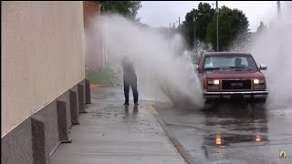 Cars Splashing People Part 2 [upl. by Lennon]