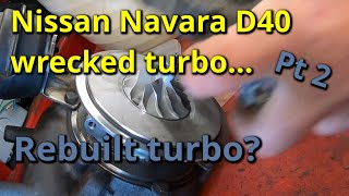 Nissan Navara  Frontier D40 20067 Power Loss YD25 25l Diesel Turbo Replacement Part 2 [upl. by Diandre443]