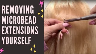 How to remove Microbead extensions yourself [upl. by Nuhsal]