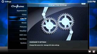 WeTek Play  How to install tvheadend and scan DVBT channels on OpenELEC [upl. by Nnylasor]