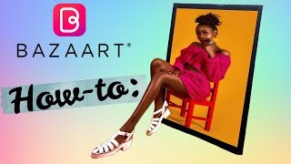 How To Use the Bazaart DISTORT tool 🙆‍♂️  Bazaart [upl. by Martsen]