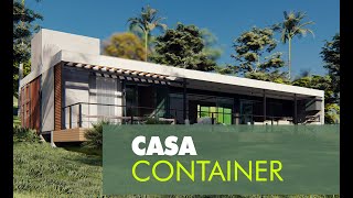 CASA CONTAINER PRÉ FABRICADA AI em São José SC [upl. by Arramas]