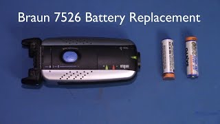 Braun 7526 Shaver Battery Replacement [upl. by Attelrahc493]