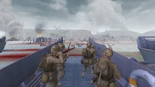 Call of Duty 2  Normandy Campaign  DDay Omaha Beach [upl. by Ancell]