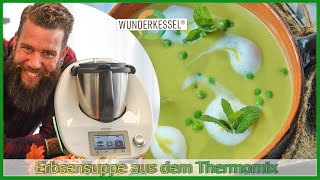 Leckere Erbsensuppe  Thermomixrezepte aus dem Wunderkessel [upl. by Attalie]