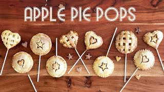 How to make Tasty Thanksgiving Apple Pie Pops Recipe  귀엽고 사랑스러운 애플 파이 팝 만들기 맛깡패  アップルパイ [upl. by Selohcin]