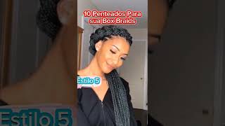 COMO FAZER AS TRANÇAS BOX BRAIDS SOZINHA EM CASA [upl. by Avivah829]