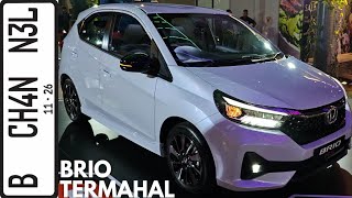 In Depth Tour Honda Brio RS CVT DD1 Facelift  Indonesia [upl. by Renraw]