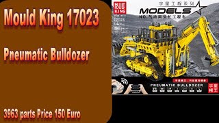 Review Mould King 17023 Pneumatic Bulldozer [upl. by Baggott725]