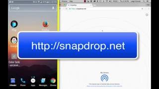 Transfer Files Between Devices Using Snapdropnet [upl. by Breger677]