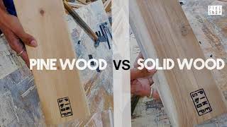 Pine Shop Pine Wood Vs Solid Wood Pros [upl. by Iridis]