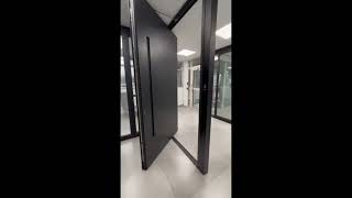 Aluminium Pivot exterior door  DOMADECO [upl. by Eicnahc452]