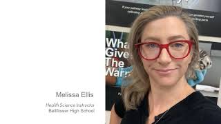 Student Success Stories │ Melissa Ellis  Health Science Instructor  Bellflower High School [upl. by Crescint702]