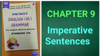 Navneet English HL Grammar and Writing Skills  Class 8  Chapter 9 Imperative Sentence [upl. by Koss225]