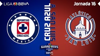 Resumen y Goles  Cruz Azul vs Atlético San Luis  LIGA BBVA MX  Clausura 2021  Jornada 16 [upl. by Barra]