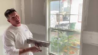 How to install corner bead windows full process [upl. by Bratton]