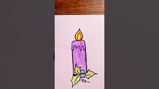 Candle 🕯️drawing shorttrending viral videos [upl. by Harvison]