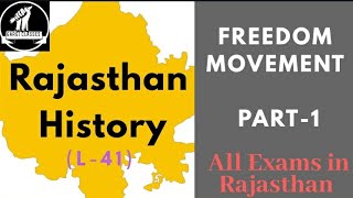 Rajasthan History  L41  Freedom Movement P1  For RAS RPSCREET [upl. by Tnert]