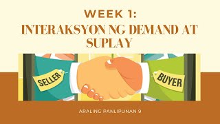 Interaksyon ng Demand at Suplay [upl. by Luhem]