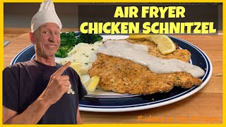 AIR FRYER CHICKEN SCHNITZEL  Richard in the kitchen [upl. by Hiroko]