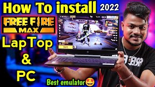 How To Install Free Fire Max In Pc 2022  How To Install Free Fire Max In Laptop [upl. by Ybocaj]