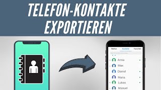 TelefonKontakte auf neues Handy Übertragen [upl. by Esom]