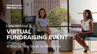 How to Host a Virtual Fundraising Event  A StepbyStep Guide for Nonprofits [upl. by Burdelle]