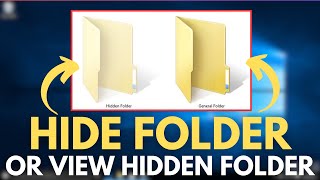 How To Hide amp View Hidden Folders On Windows 1011 [upl. by Treblig]