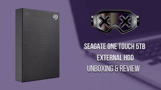 Seagate One Touch 5TB External HDD Unboxing amp Review [upl. by Cela]