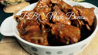 OVEN BAKED BBQ NECK BONES SOUTHERN STYLE COOKING WITH JUDY CALDWELL [upl. by Atinihc]