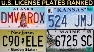 US License Plates Ranked [upl. by Matland494]