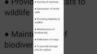 What is ecosystem services Class 12 Biology Chapter 14 [upl. by Acirret]