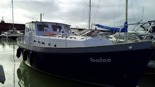 Full Liveaboard Boat Tour  Colvic Watson 34 quotBalooquot Part 2  Outside [upl. by Guod]