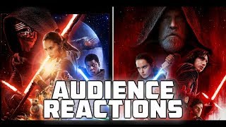 STAR WARS DOUBLE FEATURE Audience Reactions  2015  2017 [upl. by Arahk]