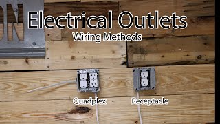 Electrical Outlet  How to Wire a Outlet and Quadplex [upl. by Berkman]